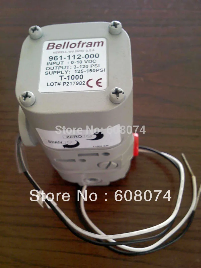 Тип 1000 электропневматический датчик 961-112-000 DC0-10V NPT1/4 3 ~ 120PSI
Тип 1000 электропневматический датчик 961-112-000 DC0-10V NPT1/4 3 ~ 120PSI