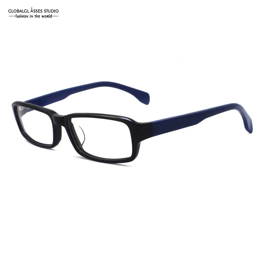 New Arrival Classic Rectangular Lens Acetate Glasses Frame Black Wide Temple Prescription Optical Eyeglasses Eyewear S1012 Blue
New Arrival Classic Rectangular Lens Acetate Glasses Frame Black Wide Temple Prescription Optical Eyeglasses Eyewear S1012 Blue