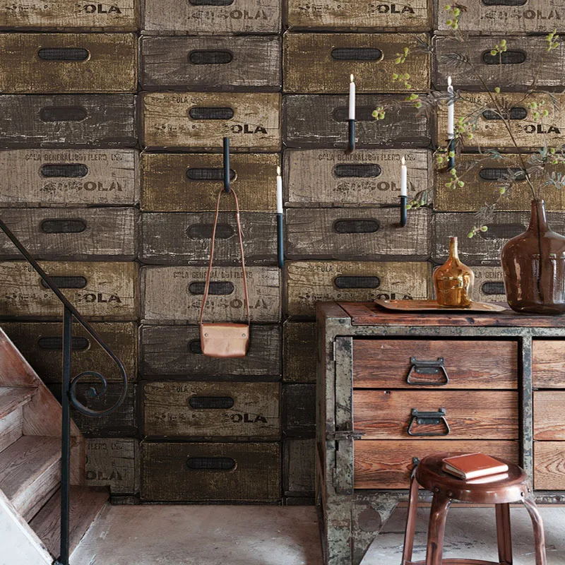 Vintage Imitation Wooden Wallpaper 3D Box Drawer PVC Wallpaper Restaurant Hotel KTV Clothing Store Wall Paper 3D Papel De Parede
Vintage Imitation Wooden Wallpaper 3D Box Drawer PVC Wallpaper Restaurant Hotel KTV Clothing Store Wall Paper 3D Papel De Parede