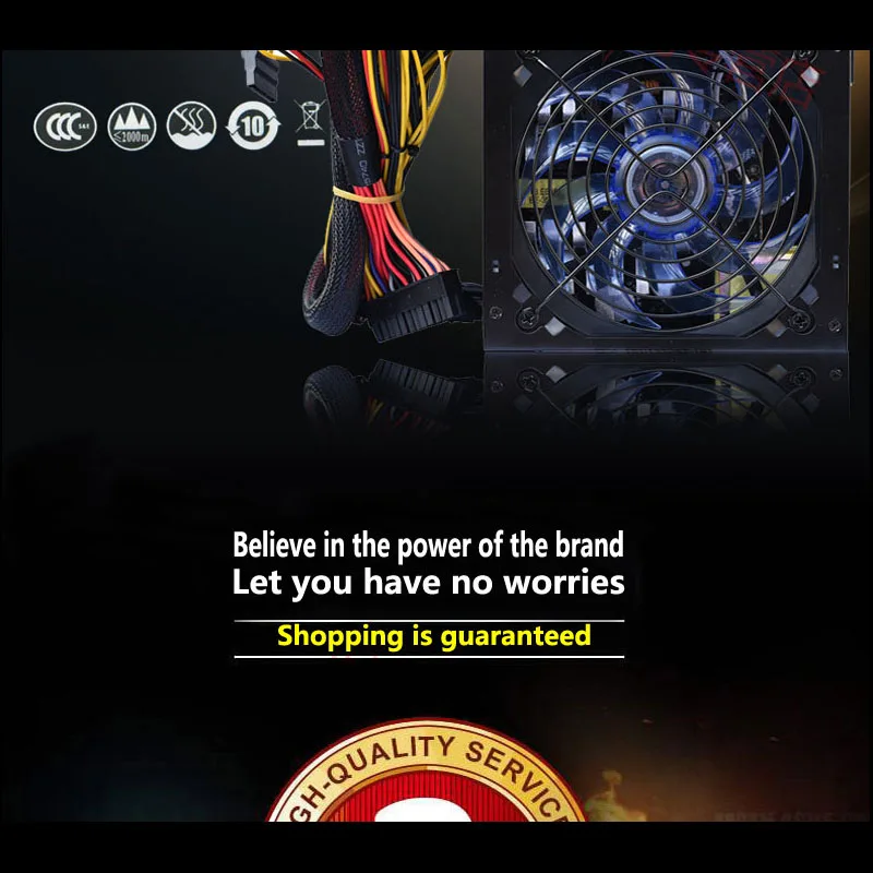 Quite 500W ATX Desktop Power Supply for Computer Electrical Source of the Machine Powerful Gaming r7 240 250 Graphics Card
Quite 500W ATX Desktop Power Supply for Computer Electrical Source of the Machine Powerful Gaming r7 240 250 Graphics Card