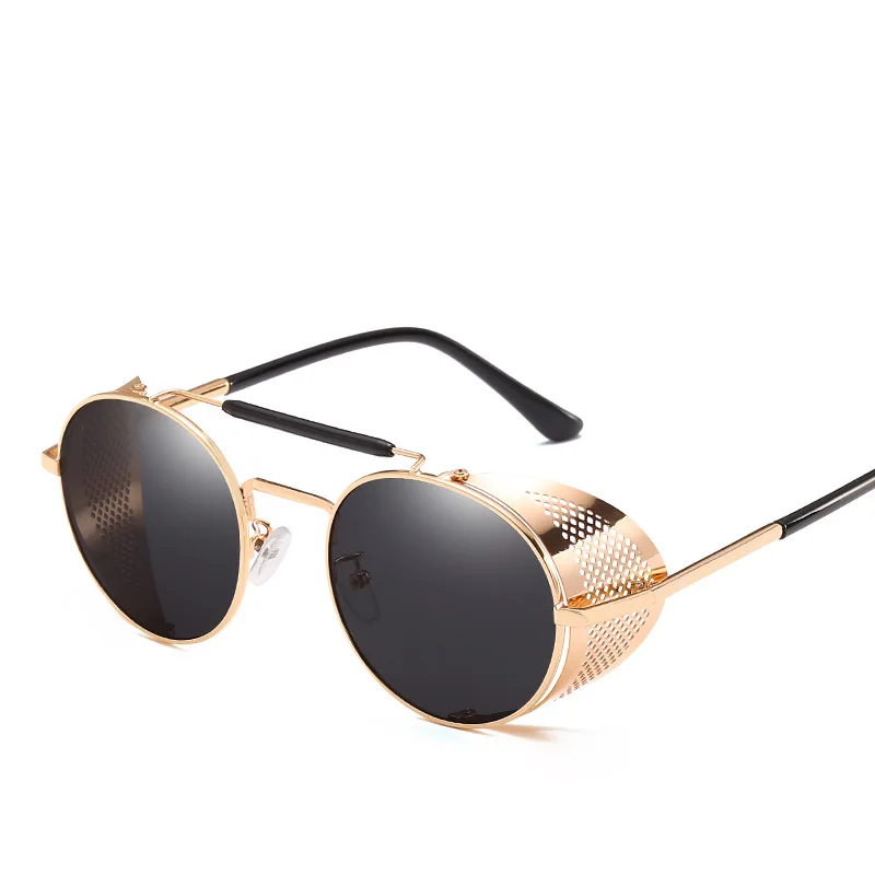MOONBIFFY, Retro Round Metal Sunglasses Steampunk Men Women Brand Designer Glasses Oculos De Sol Shades UV Protection
MOONBIFFY, Retro Round Metal Sunglasses Steampunk Men Women Brand Designer Glasses Oculos De Sol Shades UV Protection