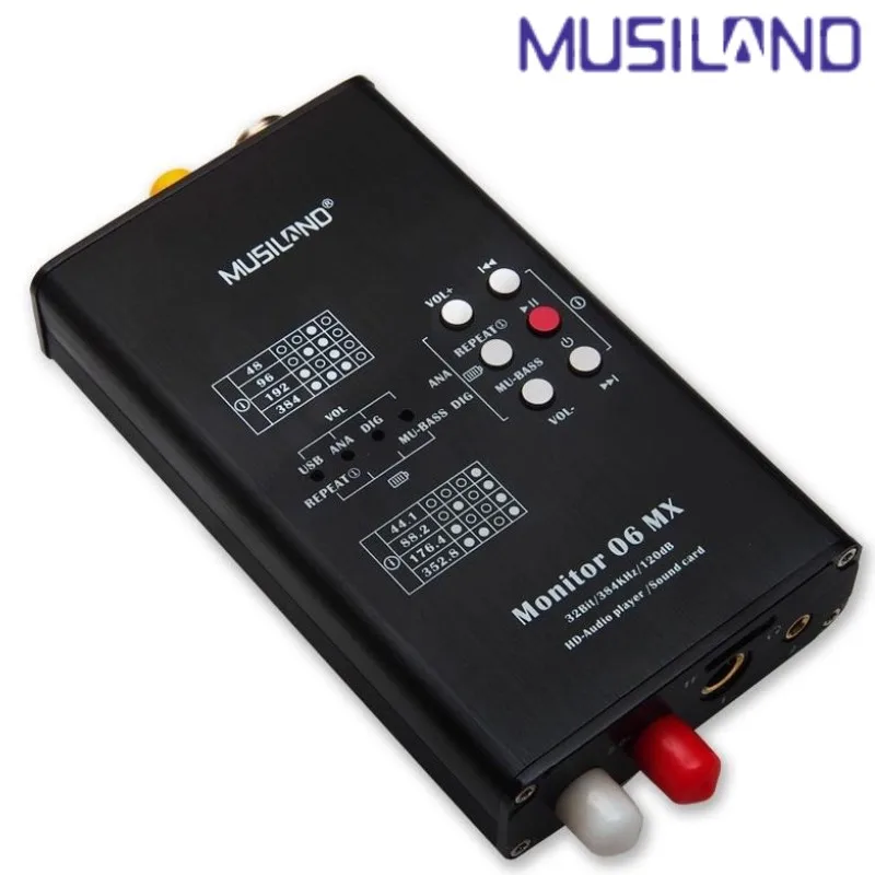 Оригинальный монитор MUSILAND 06 MX 06MX 32 битная/384 кГц внешняя звуковая карта USB и аудио