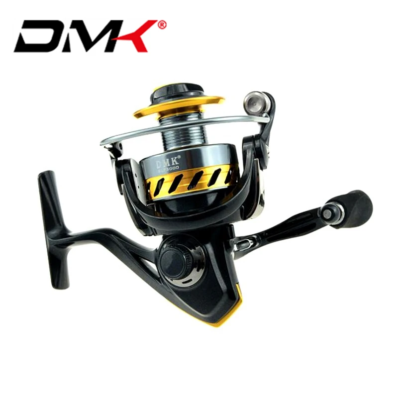 DMK ELF 2000-5000 Series 5.2:1/9+1BB Spinning Fishing Reel Super Smooth Saltwater Lure Bass Carp Reels Moulinet Peche Tackle
DMK ELF 2000-5000 Series 5.2:1/9+1BB Spinning Fishing Reel Super Smooth Saltwater Lure Bass Carp Reels Moulinet Peche Tackle