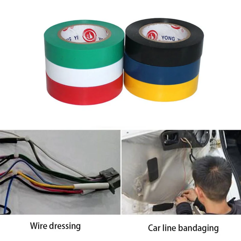 1Pcs Red Yellow Blue Green White Black 3 M 1500 Insulating Tape Electrical Insulating Adhesive Tape Adhesive Tape
1Pcs Red Yellow Blue Green White Black 3 M 1500 Insulating Tape Electrical Insulating Adhesive Tape Adhesive Tape