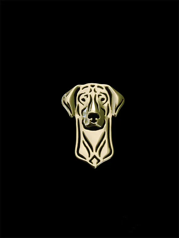 Модные броши Doberman с натуральными ушами собаки животных мужские модные ювелирные