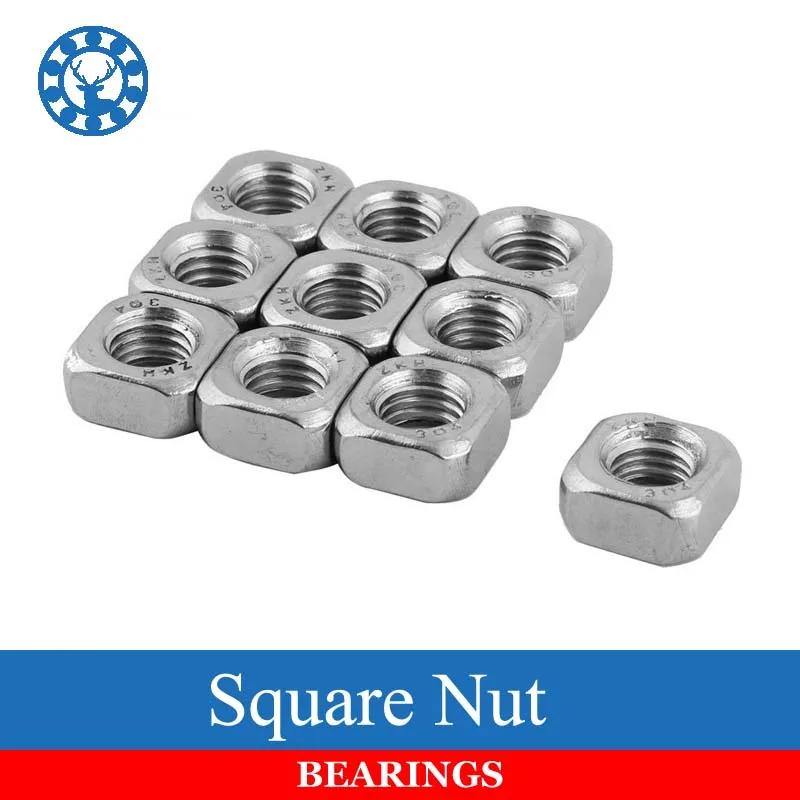 50Pcs DIN557 GB39 M3 M4 M5 M6 M8 M10 M12 304 Stainless Steel Square Nut (NOT Cheap Galvanization)
50Pcs DIN557 GB39 M3 M4 M5 M6 M8 M10 M12 304 Stainless Steel Square Nut (NOT Cheap Galvanization)