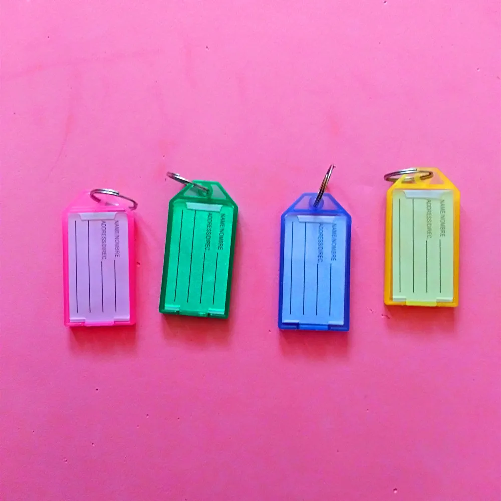 1000pcs/lot Blank Plastic Rectangle Keychains luggage tag Insert Photo Keyrings key card number
1000pcs/lot Blank Plastic Rectangle Keychains luggage tag Insert Photo Keyrings key card number
