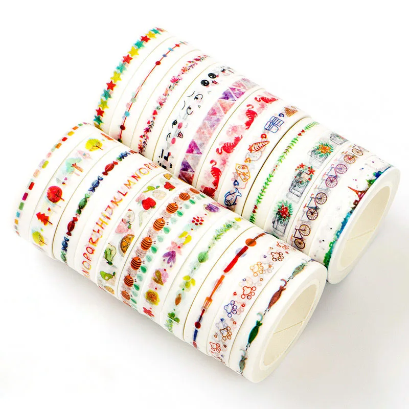 22 differents kawaii tapes. washi masking tape stickers cute smart DIY tape, fruit/star/bea/tree/cats/feet
22 differents kawaii tapes. washi masking tape stickers cute smart DIY tape, fruit/star/bea/tree/cats/feet