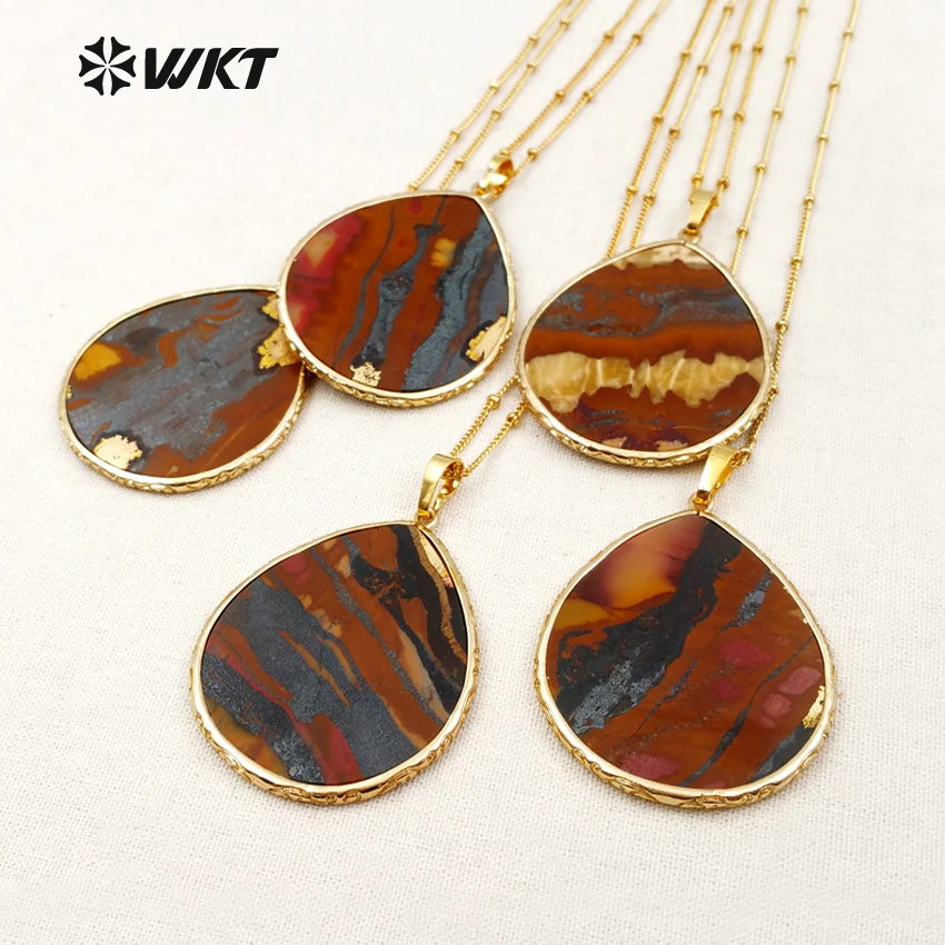 WT-N1103 Wholesale Trendy Water Drop Natural Quartz Electroplate Pendants Women Necklaces Female Jewelry For 18inch Long Chain
WT-N1103 Wholesale Trendy Water Drop Natural Quartz Electroplate Pendants Women Necklaces Female Jewelry For 18inch Long Chain