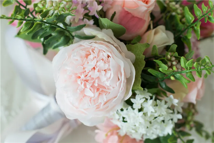 JaneVini 2019 Romantic Pink Wedding Bouquet Bridal Flowers Artificial Silk Roses Country Style Brides Fake Bouquet Ramo De Novia
JaneVini 2019 Romantic Pink Wedding Bouquet Bridal Flowers Artificial Silk Roses Country Style Brides Fake Bouquet Ramo De Novia