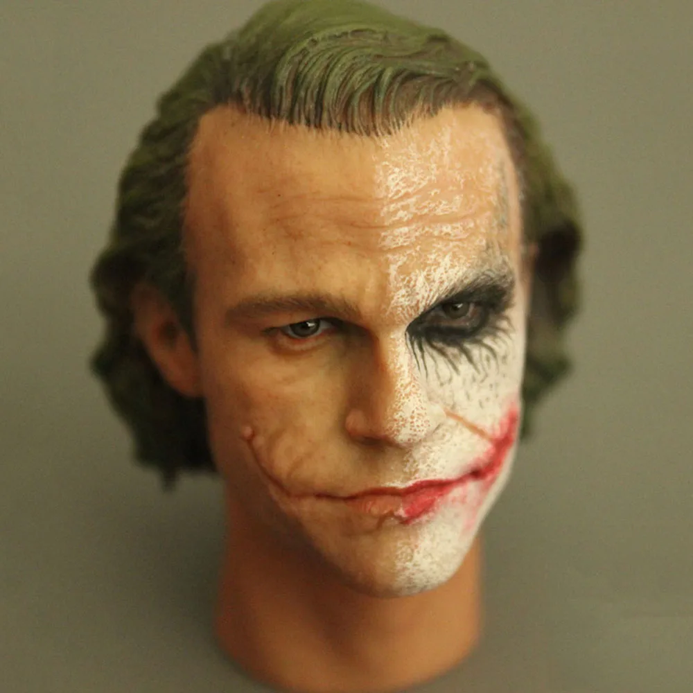 Collectible 1/6 Scale Male Figure Accessory Clown Joker Head Sculpt Carved Half Makeup Model with Neck for 12'' Action Figure
Collectible 1/6 Scale Male Figure Accessory Clown Joker Head Sculpt Carved Half Makeup Model with Neck for 12'' Action Figure