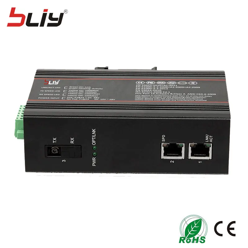 Bliy 1 Pair gigabit switch ethernet industrial switch poe ftth fiber optic switch ethernet with onu epon outdoor DIN-Rail SNNP
Bliy 1 Pair gigabit switch ethernet industrial switch poe ftth fiber optic switch ethernet with onu epon outdoor DIN-Rail SNNP