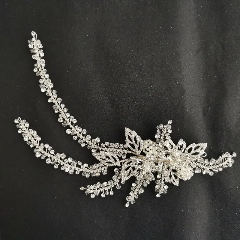 SLBRIDAL Handmade Crystals Rhinestones Flower Wedding Hair Clip Barrettes Bridal Headpiece Hair accessories Women Jewelry
SLBRIDAL Handmade Crystals Rhinestones Flower Wedding Hair Clip Barrettes Bridal Headpiece Hair accessories Women Jewelry