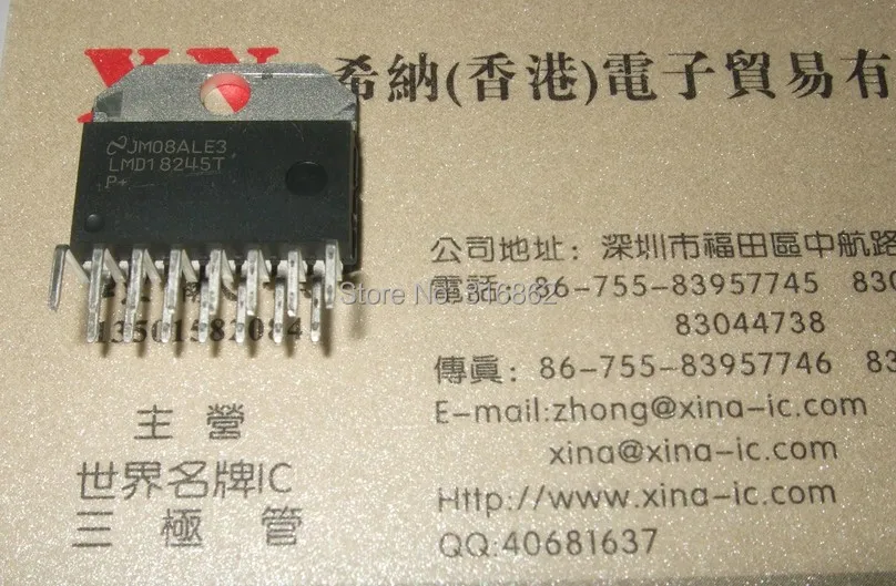 LMD18245T LMD18245 ZIP-15 ROHS Оригинал 2 шт./лот бесплатная доставка комплект Электронных Компонентов
LMD18245T LMD18245 ZIP-15 ROHS Оригинал 2 шт./лот бесплатная доставка комплект Электронных Компонентов