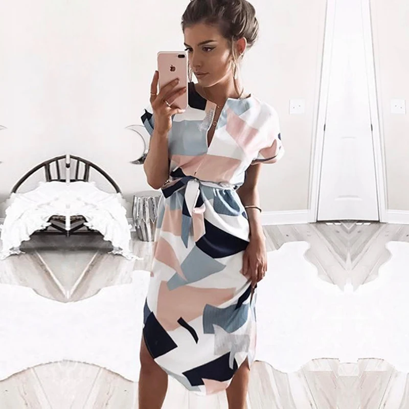 2019 Hot Sale Women Midi Party Dresses Geometric Print Summer Boho Beach Dress Loose Batwing Sleeve Dress Vestidos Plus Size
2019 Hot Sale Women Midi Party Dresses Geometric Print Summer Boho Beach Dress Loose Batwing Sleeve Dress Vestidos Plus Size