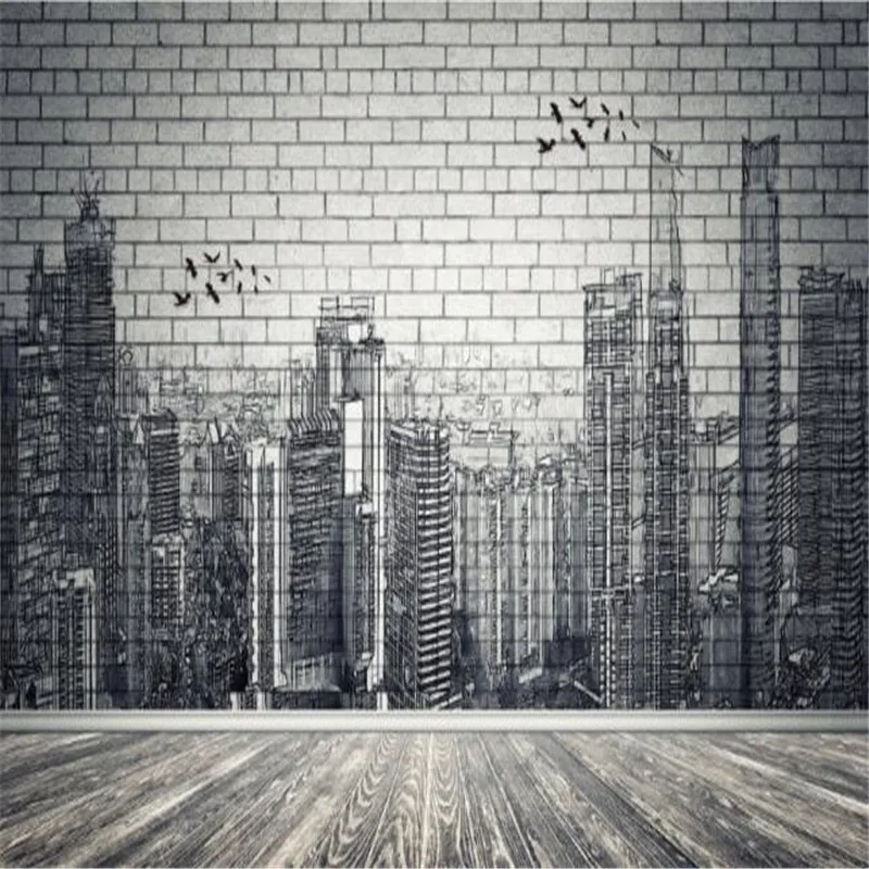 Modern City Photo Wallpapers 3D Brick Stone Wallpapers for Living Room Bedroom Wall Papers Home Decor Vintage Black Street Mural
Modern City Photo Wallpapers 3D Brick Stone Wallpapers for Living Room Bedroom Wall Papers Home Decor Vintage Black Street Mural