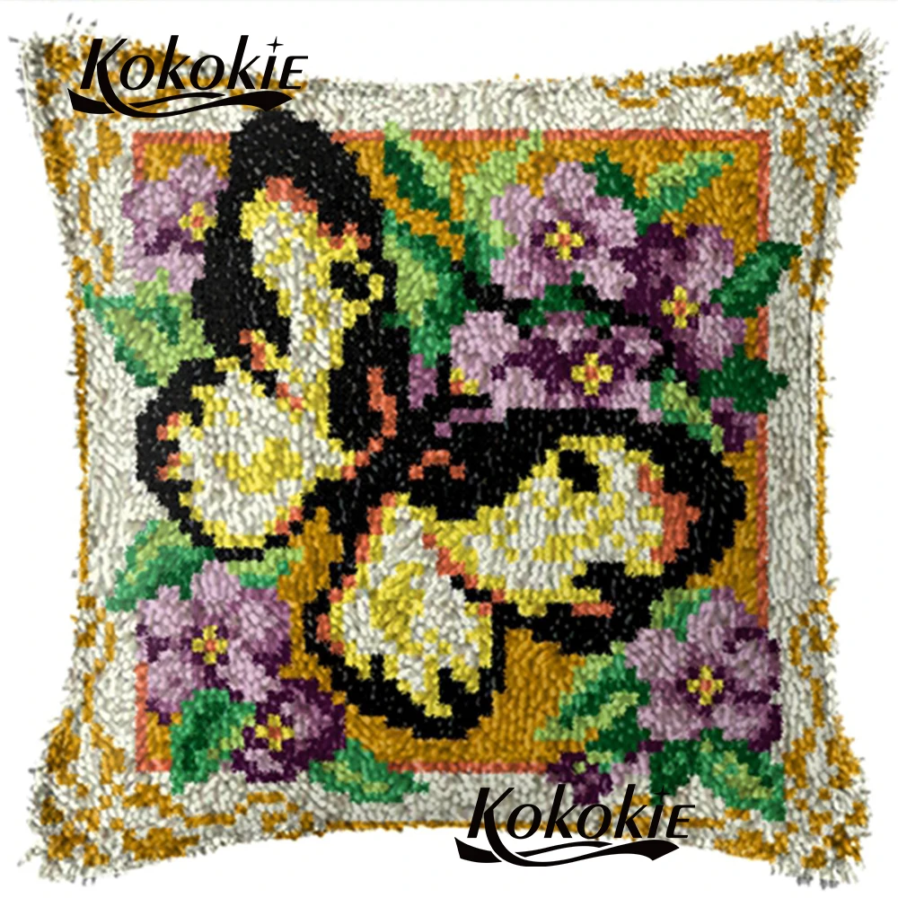 3d carpet latch hook rug printed butterfly embroidery pillow counted cross stitch kits for embroidery Patchwork Pillowcase
3d carpet latch hook rug printed butterfly embroidery pillow counted cross stitch kits for embroidery Patchwork Pillowcase