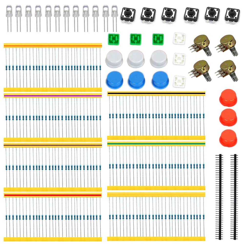 Комплект запчастей GM/комплект компонентов A1 для проекта Arduino с резистором + боттоном регулируемым