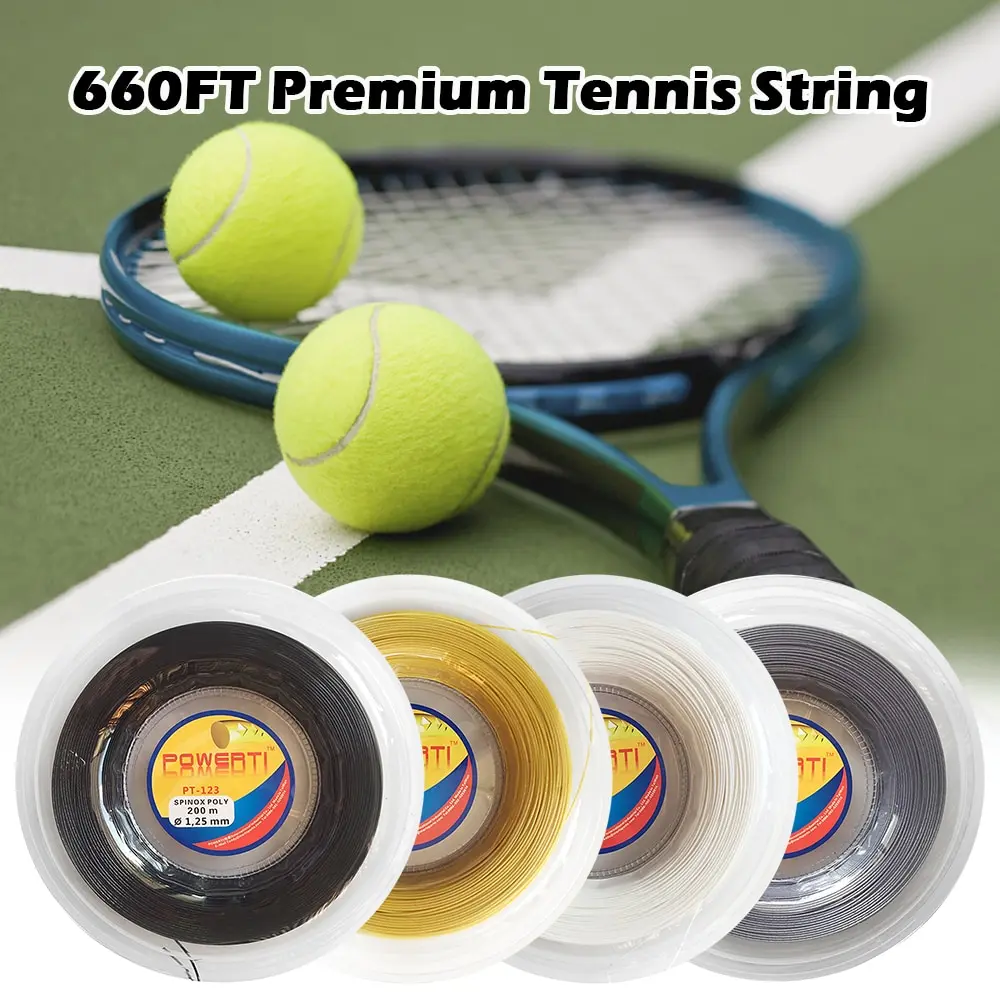 1.25mm Tennis String Tennis Exercise Sport Training Quality Tennis Racket Replacement String Excellent Flexibility 200m/660ft
1.25mm Tennis String Tennis Exercise Sport Training Quality Tennis Racket Replacement String Excellent Flexibility 200m/660ft