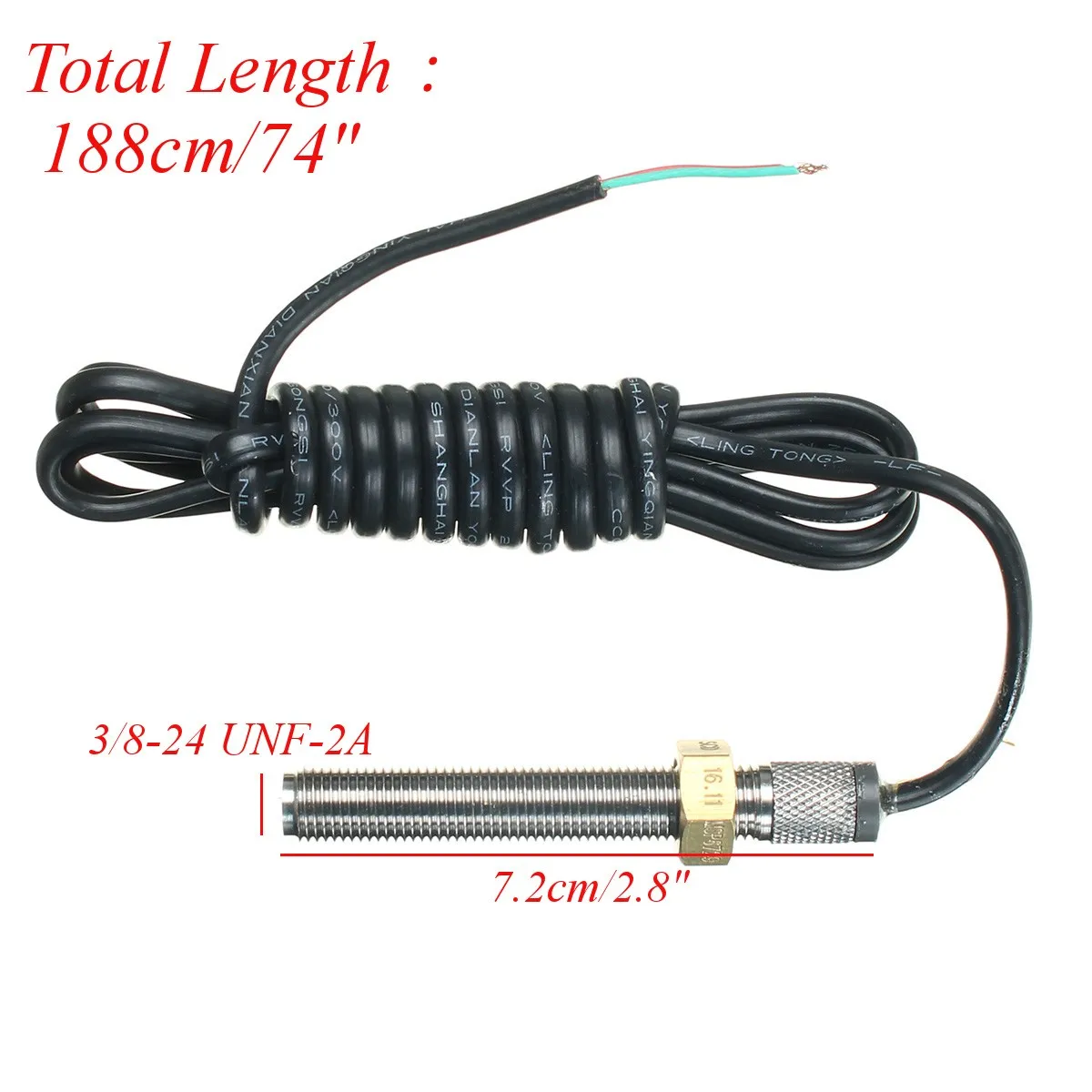 New Arrival MSP6729 Magnetic Rotate Speed Sensor 3/8-24UNF-2A Threaded Pick Up Rotate Strong output signal Sender Ring
New Arrival MSP6729 Magnetic Rotate Speed Sensor 3/8-24UNF-2A Threaded Pick Up Rotate Strong output signal Sender Ring