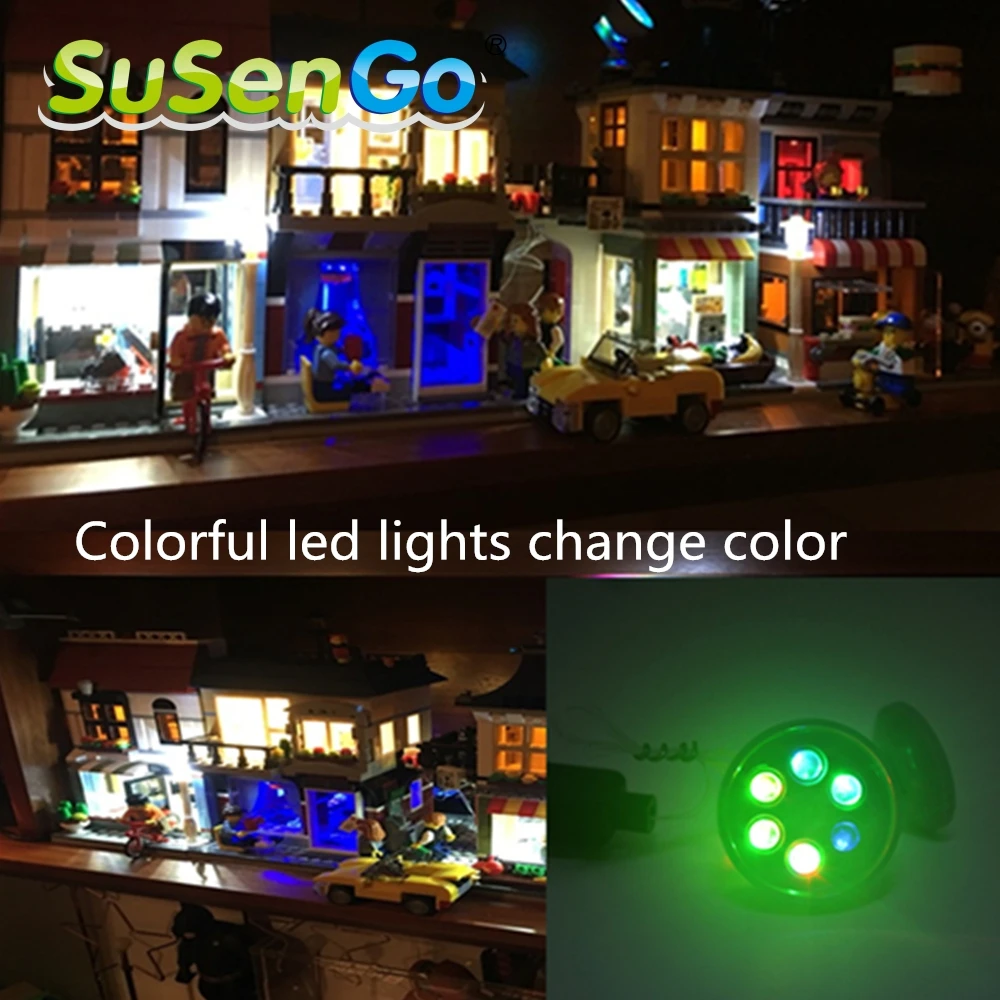 SuSenGo House Accessories Colorful LED light up kit Building Blocks Model Decorate Toys Set
SuSenGo House Accessories Colorful LED light up kit Building Blocks Model Decorate Toys Set