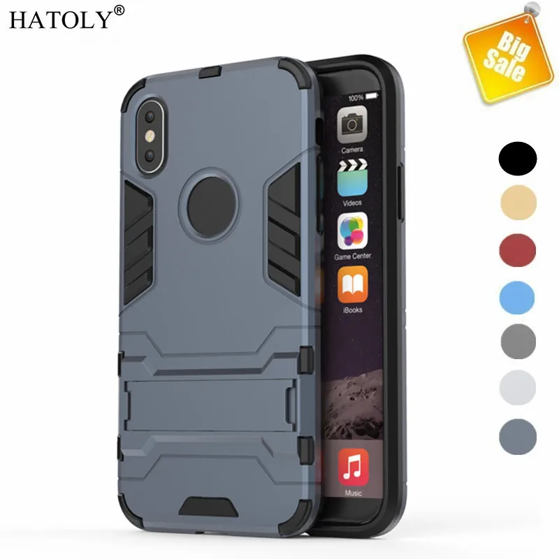 For Cover iPhone X Case Shockproof Armor Hard Cover For iPhone X Silicone Anti-Knock Stand Phone Bumper Case For iPhone X 10
For Cover iPhone X Case Shockproof Armor Hard Cover For iPhone X Silicone Anti-Knock Stand Phone Bumper Case For iPhone X 10