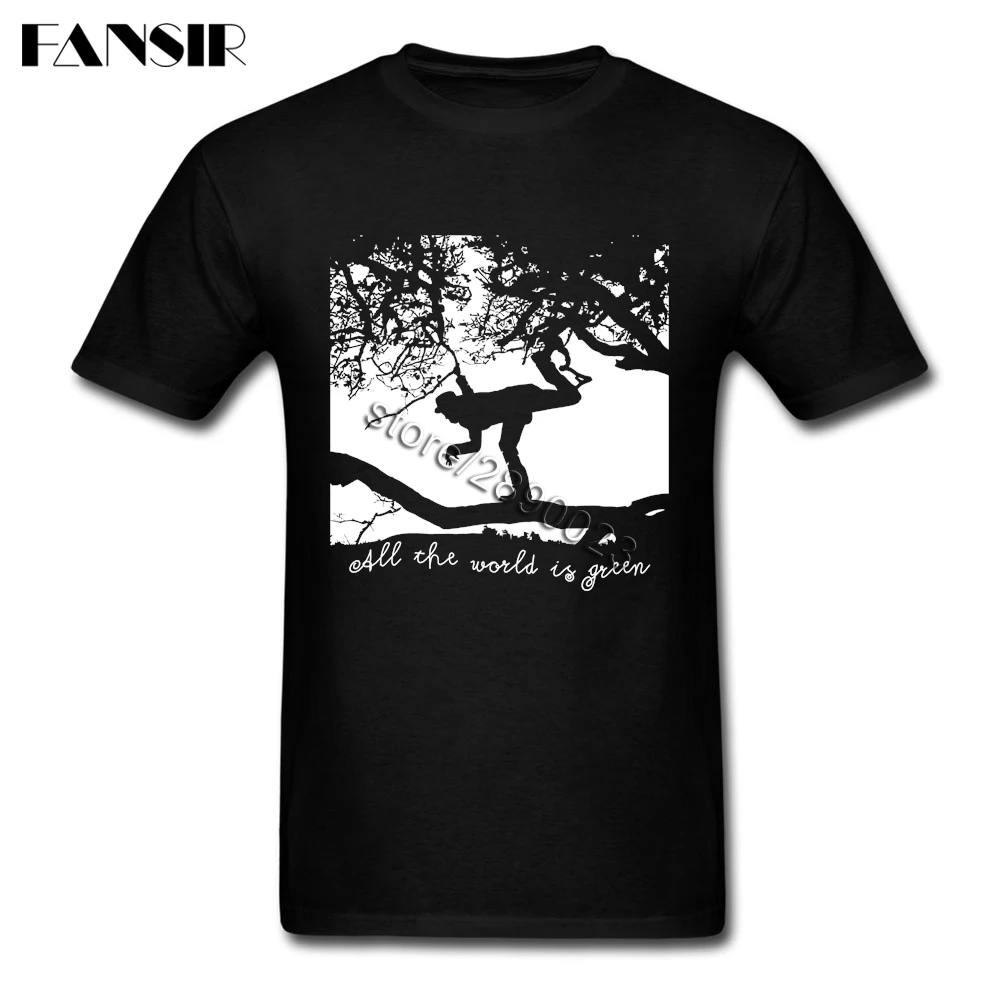 Мужская футболка с коротким рукавом Tom Waits Camisa из чистого хлопка круглым вырезом