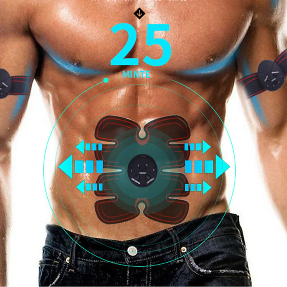 EMS Trainer Wireless Muscle ABS Stimulator Smart Fitness Abdominal Training Device Electric Body Massager Weight Loss Stickers
EMS Trainer Wireless Muscle ABS Stimulator Smart Fitness Abdominal Training Device Electric Body Massager Weight Loss Stickers
