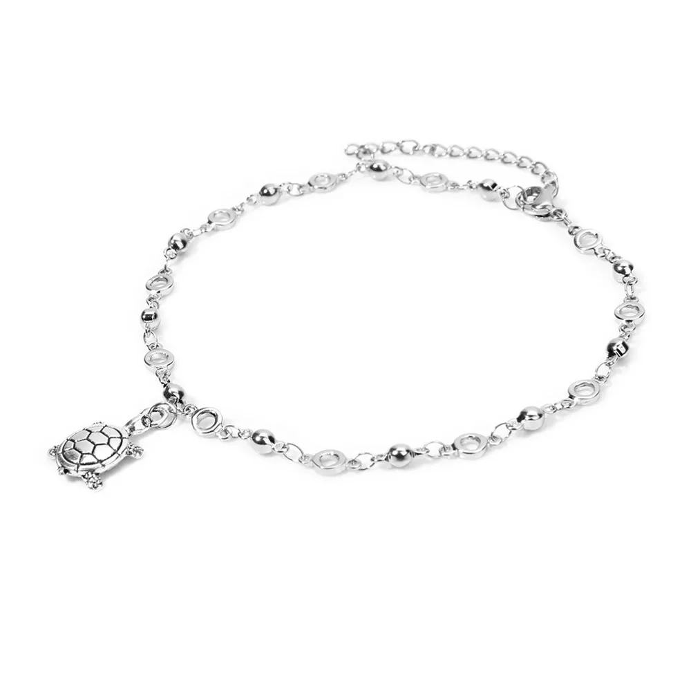 SAUVOO модные женские туфли Jewelry сплав черепаха подвесные ножные браслеты