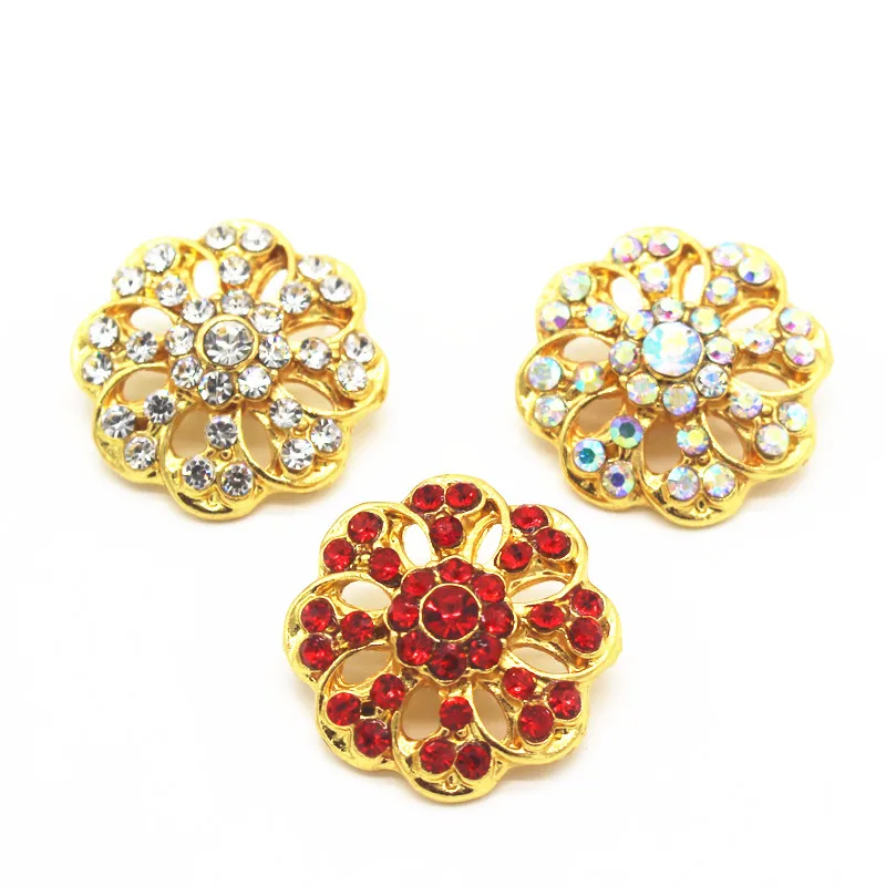 New Style 6pcs/lot Gold Hollow Out Flower Colorful Crystal Snap Buttons Fit 18mm/20mm DIY Snap Bracelet Jewelry Making
New Style 6pcs/lot Gold Hollow Out Flower Colorful Crystal Snap Buttons Fit 18mm/20mm DIY Snap Bracelet Jewelry Making