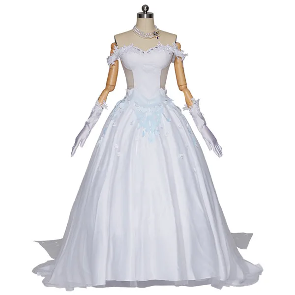 2019 New Anime Hot Game Fate Fgo Altria Pendragon Saber Cosplay Costume White Wedding Dress
2019 New Anime Hot Game Fate Fgo Altria Pendragon Saber Cosplay Costume White Wedding Dress