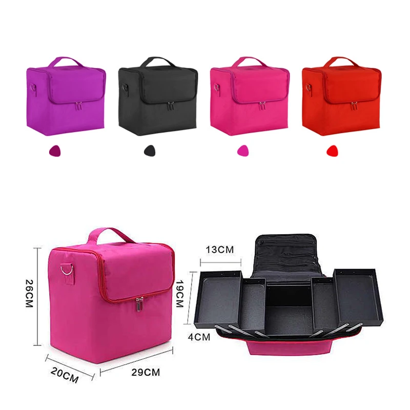 Professional Make Up Bag Women Cosmetic Bags Case High Quality Oxford Female Korean Makeup Box Large Capacity Travel Wash Bags
Professional Make Up Bag Women Cosmetic Bags Case High Quality Oxford Female Korean Makeup Box Large Capacity Travel Wash Bags
