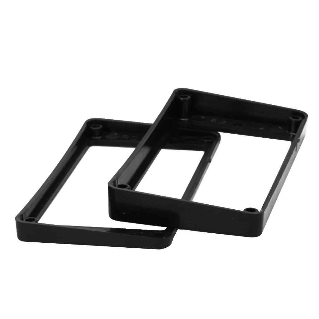 Tooyful 2Pcs Cream Black Curved Plastic Humbucker Pickups Frames Holder Mounting Rings for Electric Guitar Parts Accessories
Tooyful 2Pcs Cream Black Curved Plastic Humbucker Pickups Frames Holder Mounting Rings for Electric Guitar Parts Accessories