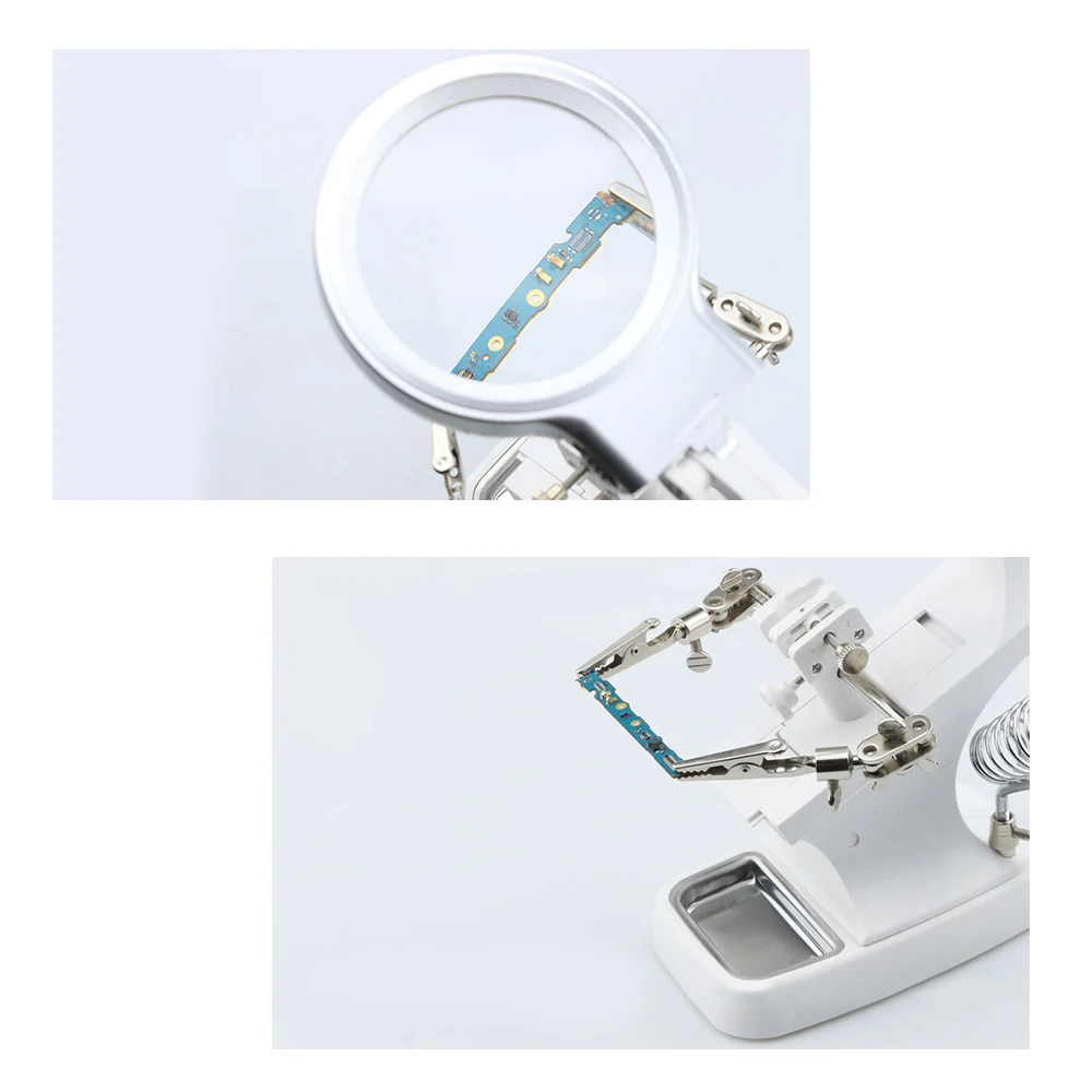 Welding Magnifier Lamp Glass 3X/4.5X Magnifying Glass Holder Clamp Magnifier hand Soldering Repair Tool
Welding Magnifier Lamp Glass 3X/4.5X Magnifying Glass Holder Clamp Magnifier hand Soldering Repair Tool