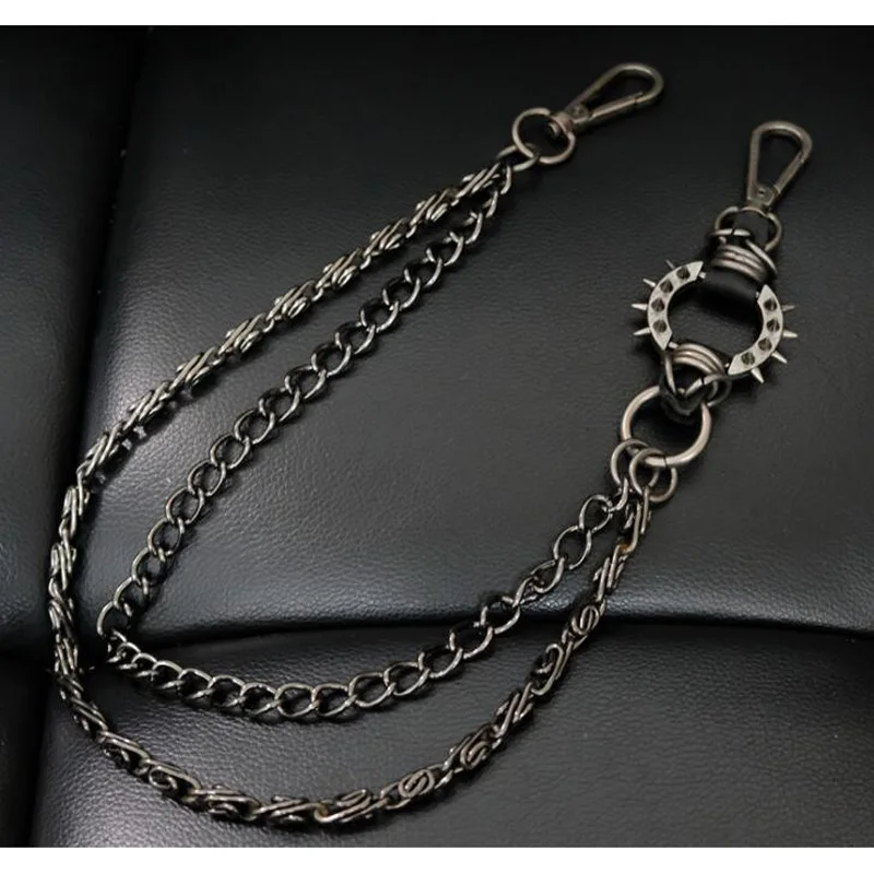 Men's Waist Key Chain Vintage Heavy Rock Metal Hip Hop Gothic Punk Pants Trousers Jean Biker Wallet Key Ring
Men's Waist Key Chain Vintage Heavy Rock Metal Hip Hop Gothic Punk Pants Trousers Jean Biker Wallet Key Ring