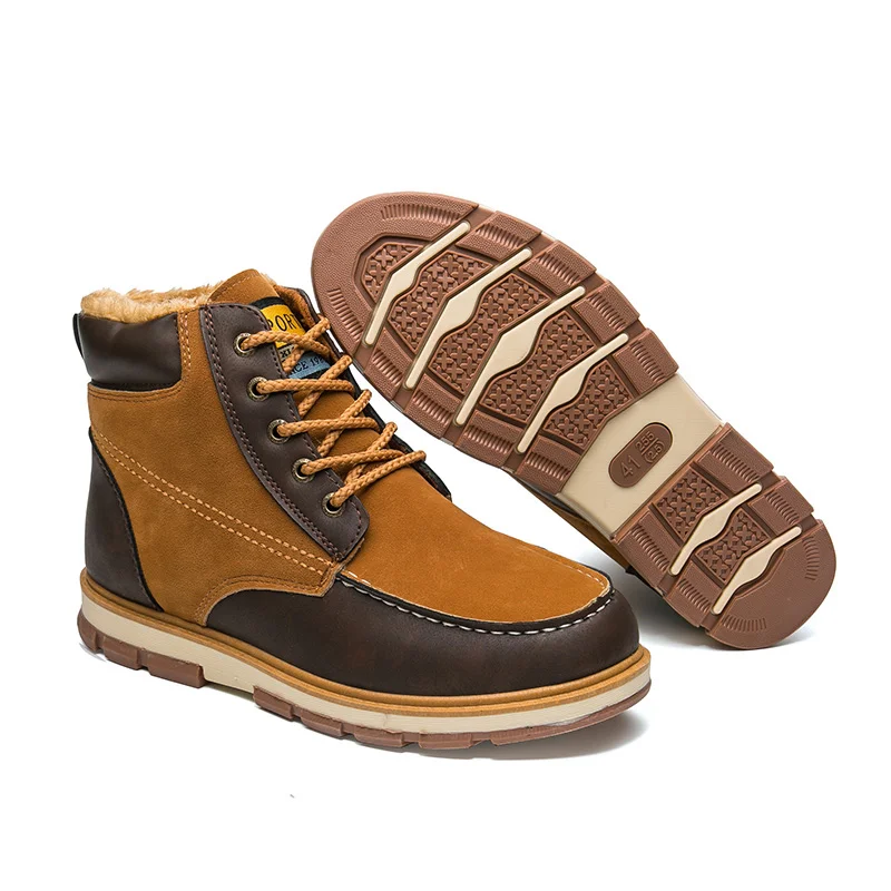 New Fashion Men Winter Shoes Solid Color Snow Boots Plush Inside Antiskid Bottom Keep Warm Waterproof Ski Boots Size 35 - 48
New Fashion Men Winter Shoes Solid Color Snow Boots Plush Inside Antiskid Bottom Keep Warm Waterproof Ski Boots Size 35 - 48