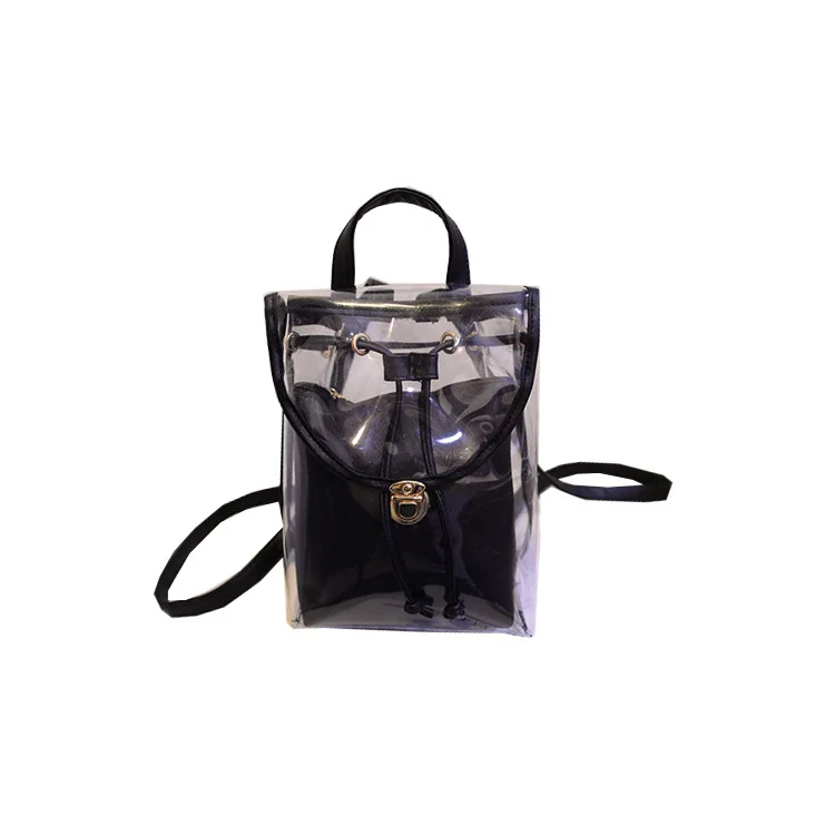 2019 Chic Waterproof Clear student PVC Backpack Cute Laser Travel Schoolbag For Teen Girls tote Beach backpack Mochila Feminina
2019 Chic Waterproof Clear student PVC Backpack Cute Laser Travel Schoolbag For Teen Girls tote Beach backpack Mochila Feminina