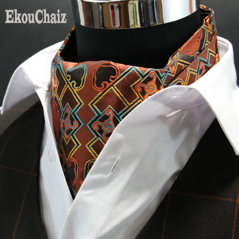 Модные мужские галстуки с рисунком Пейсли английский Ретро фестиваль накладной