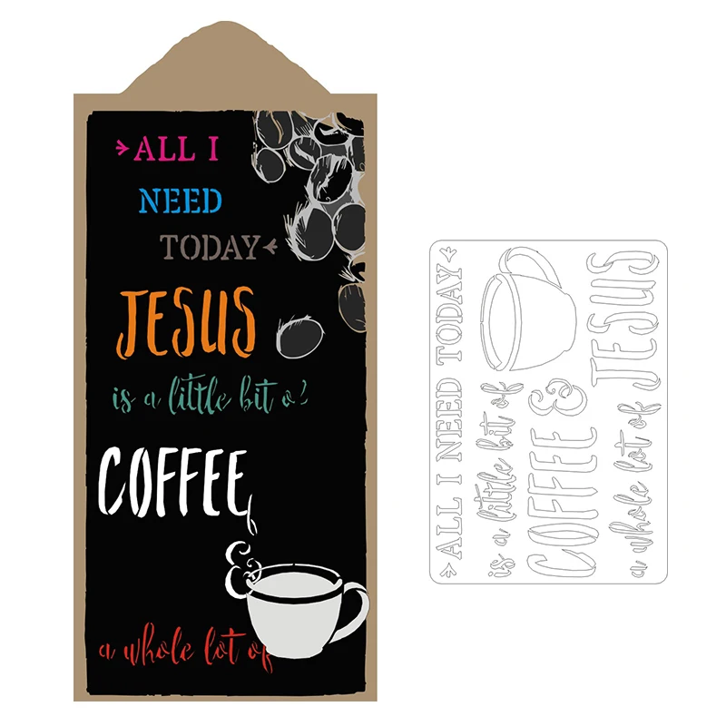 Fondant Cake Decoration Coffee Stencils DIY Scrapbook Making Template Tools 18x26CM
Fondant Cake Decoration Coffee Stencils DIY Scrapbook Making Template Tools 18x26CM