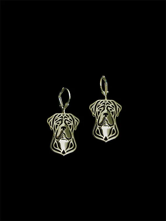 New Unique Romantic Gold Silver Color Cane Corso (natural ears) Drop Earrings Wholesale Animal Earrings For Women Girl Aros
New Unique Romantic Gold Silver Color Cane Corso (natural ears) Drop Earrings Wholesale Animal Earrings For Women Girl Aros