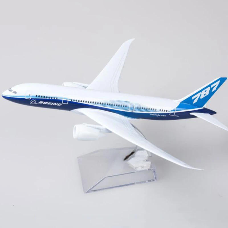 18CM 1:300 Scale Boeing787 Airline Model Alloy Collectible Display Toy Airplane B-787 Aircraft Collection Kids Children Gifts
18CM 1:300 Scale Boeing787 Airline Model Alloy Collectible Display Toy Airplane B-787 Aircraft Collection Kids Children Gifts