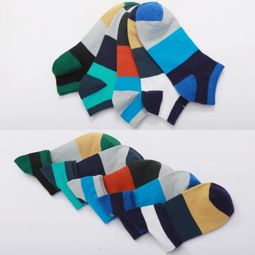 5Pair Leisure Cotton Men's Socks Quality Short Socks Warm Stitching Color Antiskid Invisible Casual Socks Male
5Pair Leisure Cotton Men's Socks Quality Short Socks Warm Stitching Color Antiskid Invisible Casual Socks Male