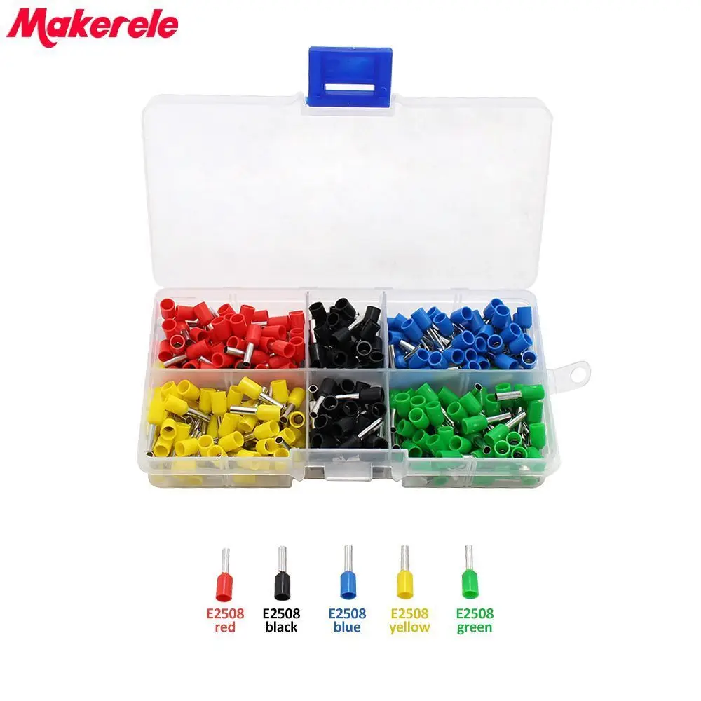 300 pcs/Box Mixed Copper Wire Crimp Tube Connector Spade Insulated Cord Pin End Cable Wire Terminal Electrical Hand Tool Set
300 pcs/Box Mixed Copper Wire Crimp Tube Connector Spade Insulated Cord Pin End Cable Wire Terminal Electrical Hand Tool Set