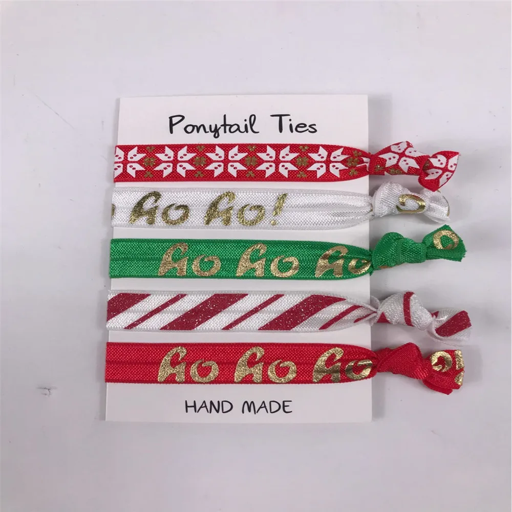 Christmas Printed colro FOE, fold over elastics come in a variety of patterns in stock, hair decorations in DIY
Christmas Printed colro FOE, fold over elastics come in a variety of patterns in stock, hair decorations in DIY