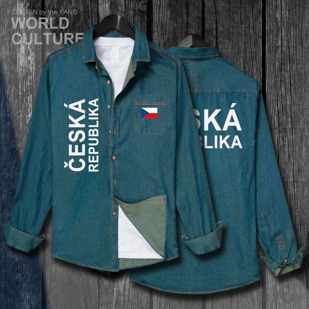 Czech Republic Czechia CZE Men Flags Clothes Autumn Long Sleeve Cowboy Casual Coat Fashion Turn-down Collar Jeans Shirt Tops new
Czech Republic Czechia CZE Men Flags Clothes Autumn Long Sleeve Cowboy Casual Coat Fashion Turn-down Collar Jeans Shirt Tops new