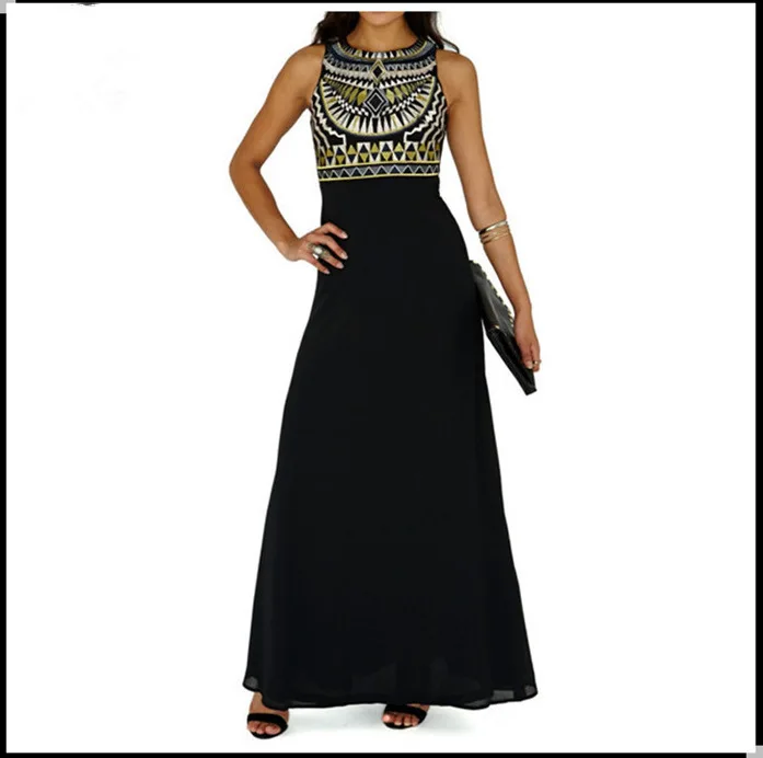 New Women Print Summer Dress Plus Size Vintage Autumn Long Maxi Dresses Bohemian Floor Length Dress Vestidos
New Women Print Summer Dress Plus Size Vintage Autumn Long Maxi Dresses Bohemian Floor Length Dress Vestidos