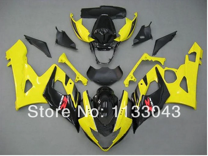 Injection moldYellow Black full Fairing for SUZUKI GSXR1000 2005 2006 GSX-R1000 05 06 GSXR1000 K5 05 06 2005 2006 
Injection moldYellow Black full Fairing for SUZUKI GSXR1000 2005 2006 GSX-R1000 05 06 GSXR1000 K5 05 06 2005 2006