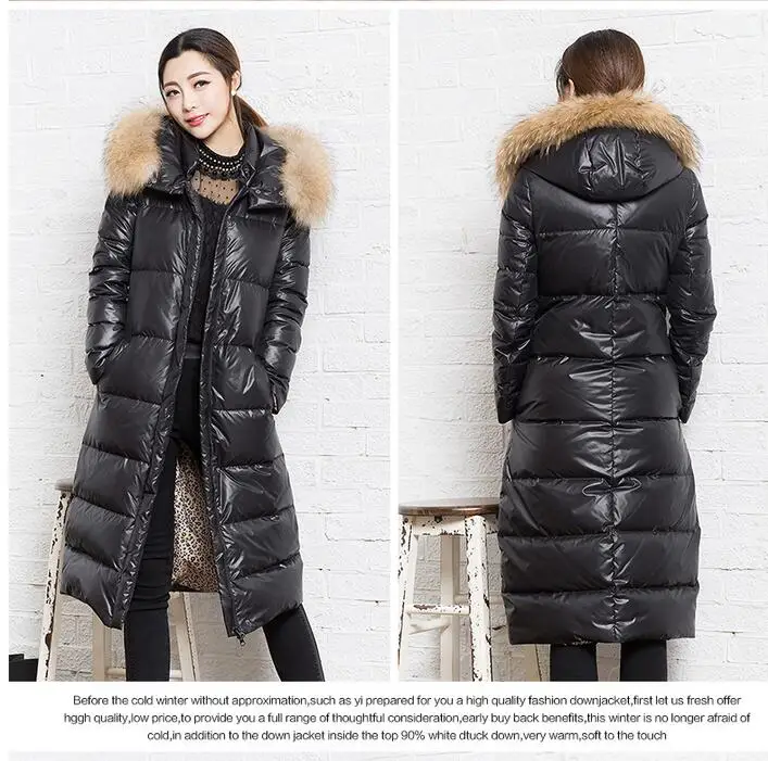New Fashion Long 90% Duck Down Women Winter Down Coat Long Down Jackets Winter Women Warm Down Coat Fur Trim Hood Coat
New Fashion Long 90% Duck Down Women Winter Down Coat Long Down Jackets Winter Women Warm Down Coat Fur Trim Hood Coat
