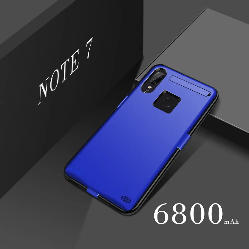 Ext power 6800 мАч портативный чехол Bank для Xiaomi Redmi Note7 с поддержкой Внешнего Резервного
