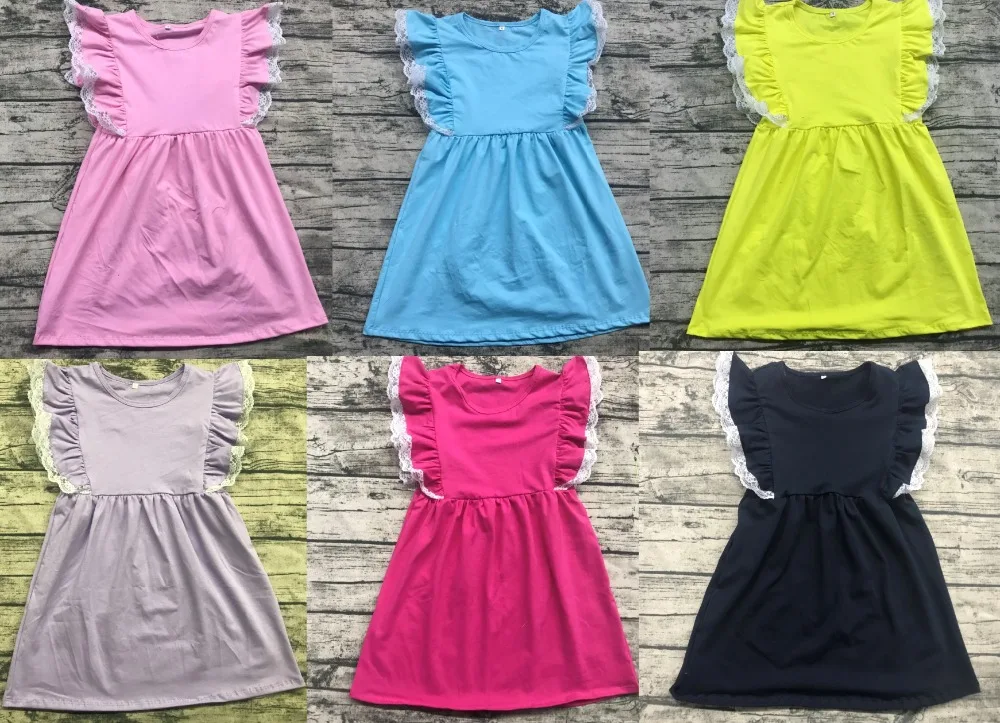 Wholesale children boutique clothing 100 cotton flutter lace dress toddler teen girls dress baby frock dress
Wholesale children boutique clothing 100 cotton flutter lace dress toddler teen girls dress baby frock dress